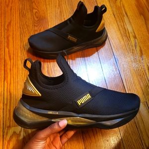 Puma Black & Gold LQDCell Shatter Mid